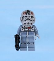 LEGO Minifigur AT-AT Driver - Dark Red Imperial Logo, Grimac