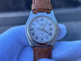 Armbanduhr Certina DS Quarz weisses Zifferblatt gebraucht