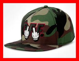 Basecap Camouflage Fuck Off You Mittelfinger Militär Armee
