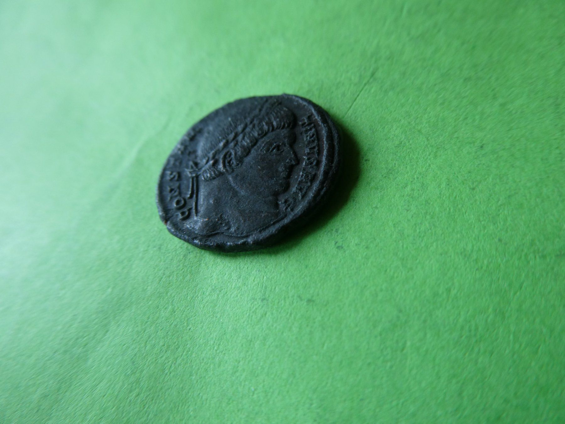 Alle Münzen: uralte Bronzemünze 19 mm     3.11 g – Gebraucht aus Hinterforst von Rohusri 1