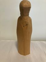 Alt Robert Hess 1960 Krippenfigur ca.20cm Josef/Hirte m.Stab
