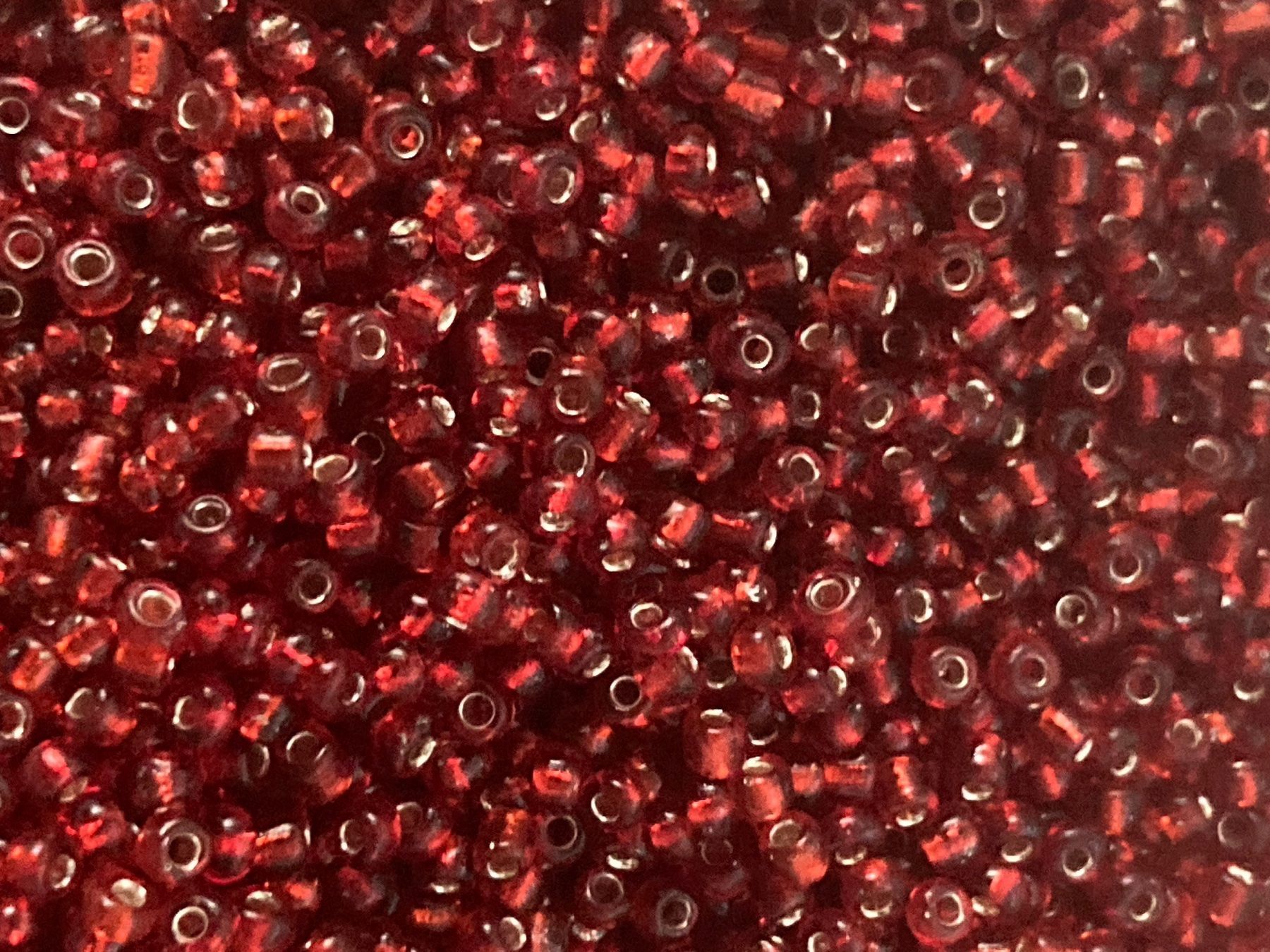 Perle (finte): Rocailles Perlen ROT 150 g – Nuovo (secondo la descrizione) da Erlach venduto da Schaliko 1