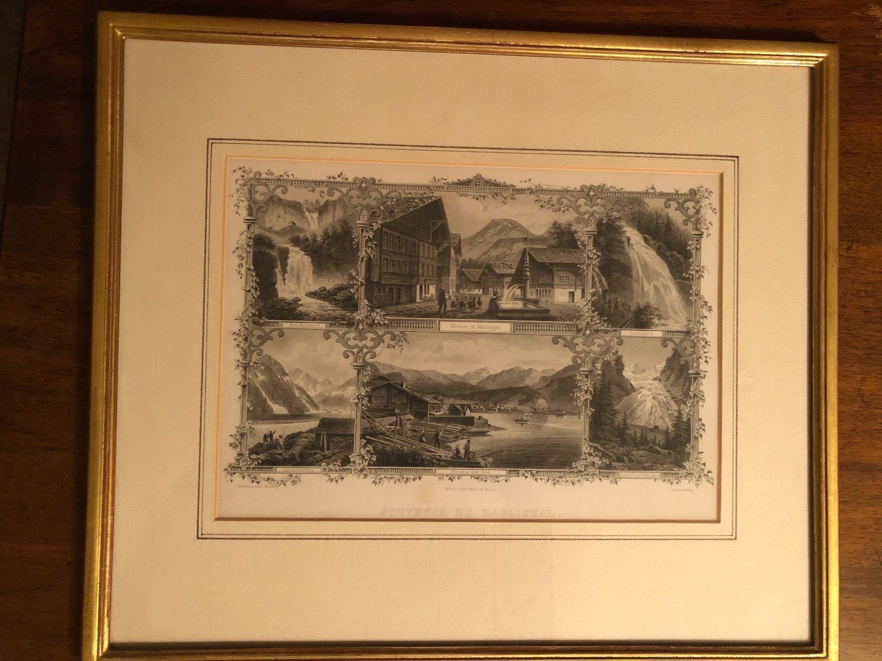 Poster & Bilder: Souvenir von Haslithal. Um 1870. – Gebraucht aus Wald ZH von mlnt 5
