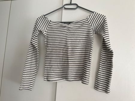 Gestreiftes Langarmshirt, Gr. S