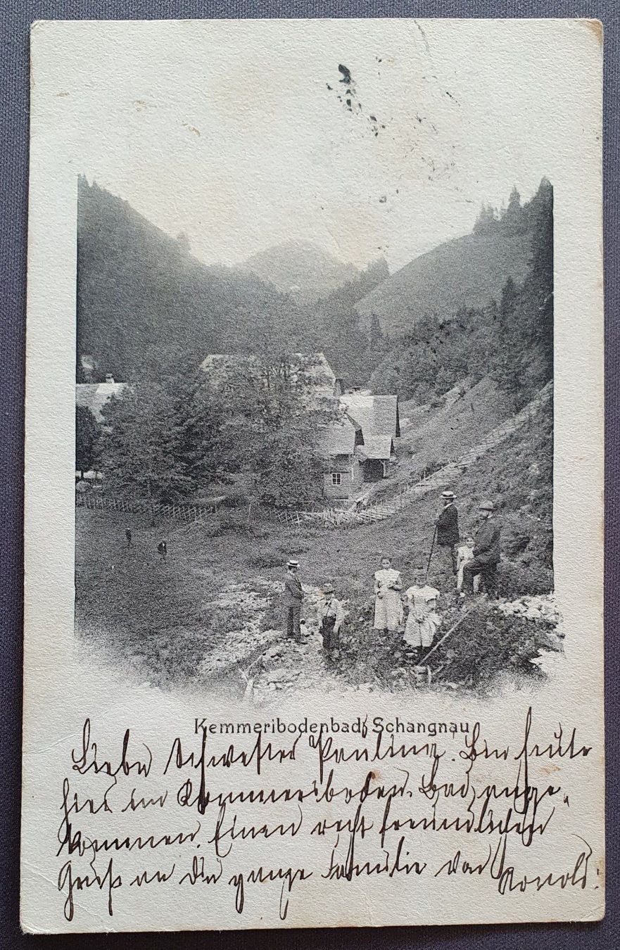 Ansichtskarten: Kemmeribodenbad - Schangnau 1904 – Gebraucht aus Kreuzlingen von Rschweiz1