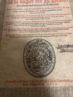 Bibel Altes und Neues Testament 1602 guter Zustand
