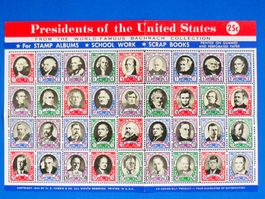 PRESIDENTS OF THE UNITED STATES - BOGEN postfrisch**