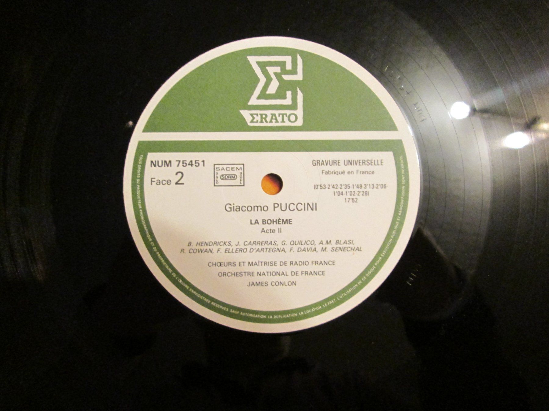 Dischi in vinile: Coffret Puccini - La Bohème - Vinyle 33T – Usato da la Chaux-de-Fonds venduto da Lampe 5