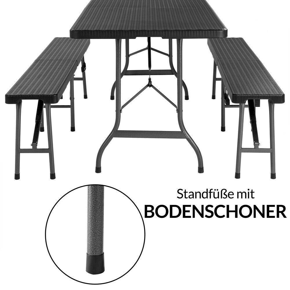 Tischset: Casaria 3 tlg Campingmöbel Malmö – Neu und originalverpackt aus Bottighofen von zaap 3