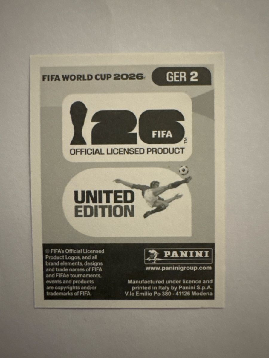 Panini Carte collezionabili: Panini WM 2026 GER 2 – Nuovo (secondo la descrizione) da Kreuzlingen venduto da DennisA27 1