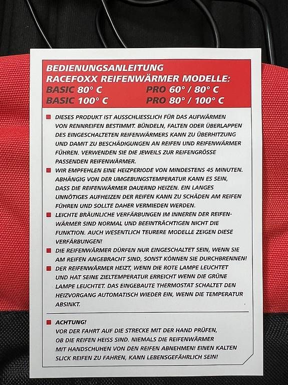 Altro in Utensili da giardino: RACEFOXX Matrix Basic 100 Reifenwärmer mit Case  NEU! – Usato da Wauwil venduto da Waykee 3
