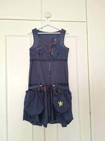Desigual Robe Sans Manches Coton T36