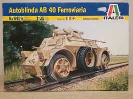 Italeri 6456 Autoblinda AB-40 Ferroviaria