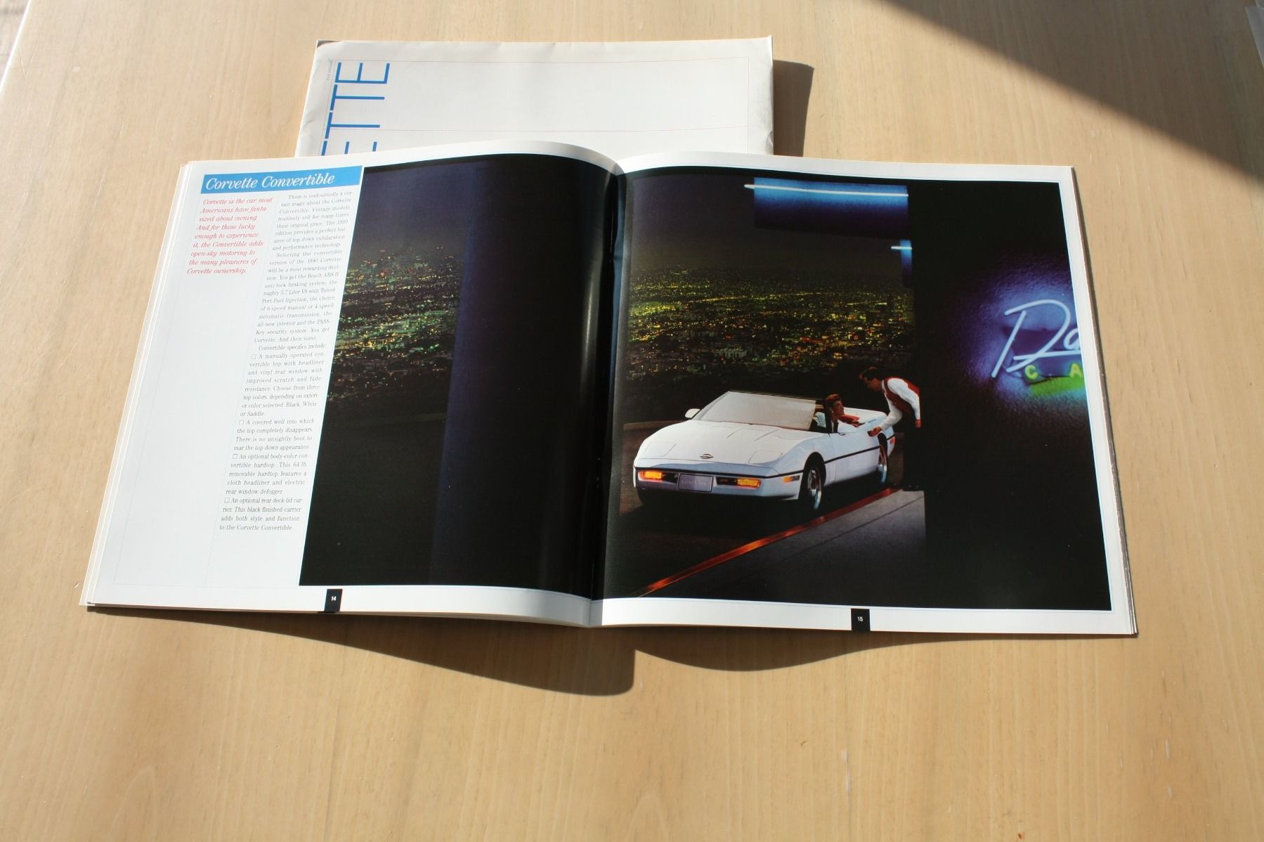 Chevrolet Documenti: Chevrolet Corvette Prestige Prospekt 1990 – Usato da Wikon venduto da erwin400 6