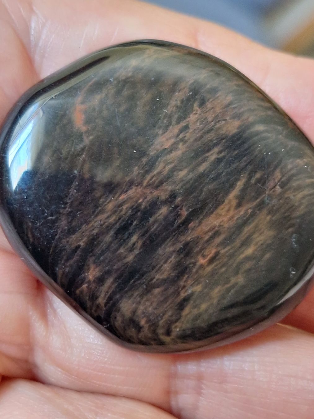 Mineralien & Heilsteine: mélange d'obsidienne acajou et argenté – Neu (gemäss Beschreibung) aus SAXON von Mariposita1428 4