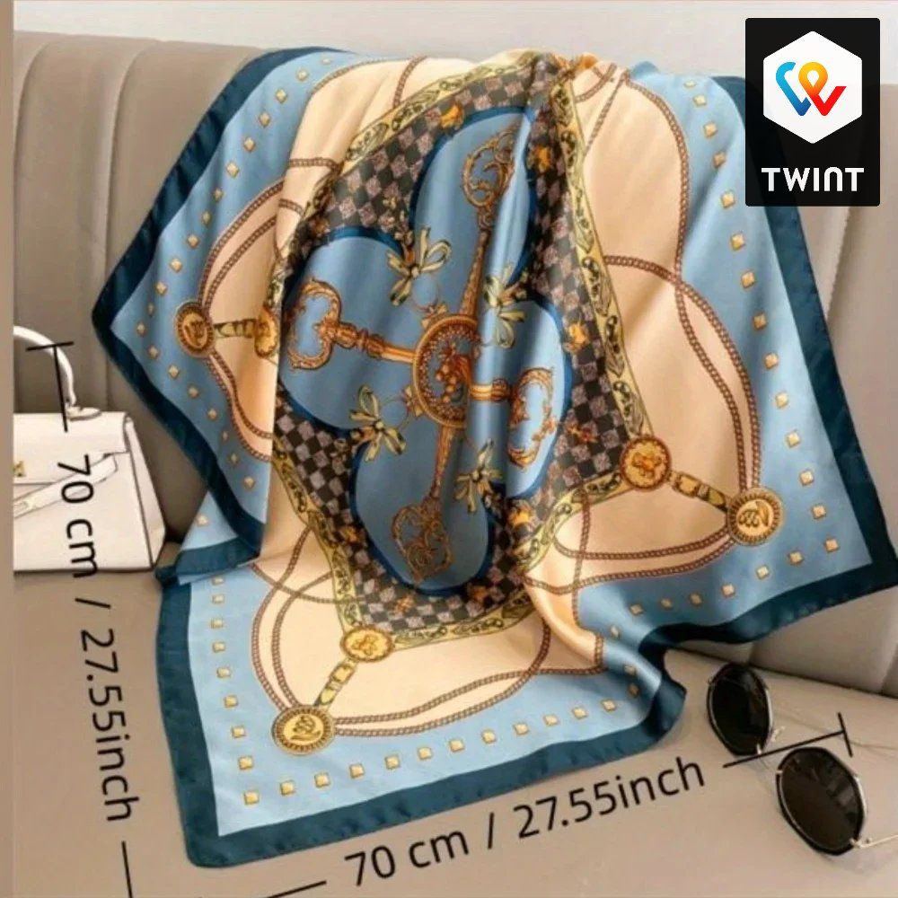 Foulards & écharpes: Écharpe de mode pour dames 70x70cm – Neuf avec emballage d'origine à Saignelégier par onekeystore 3