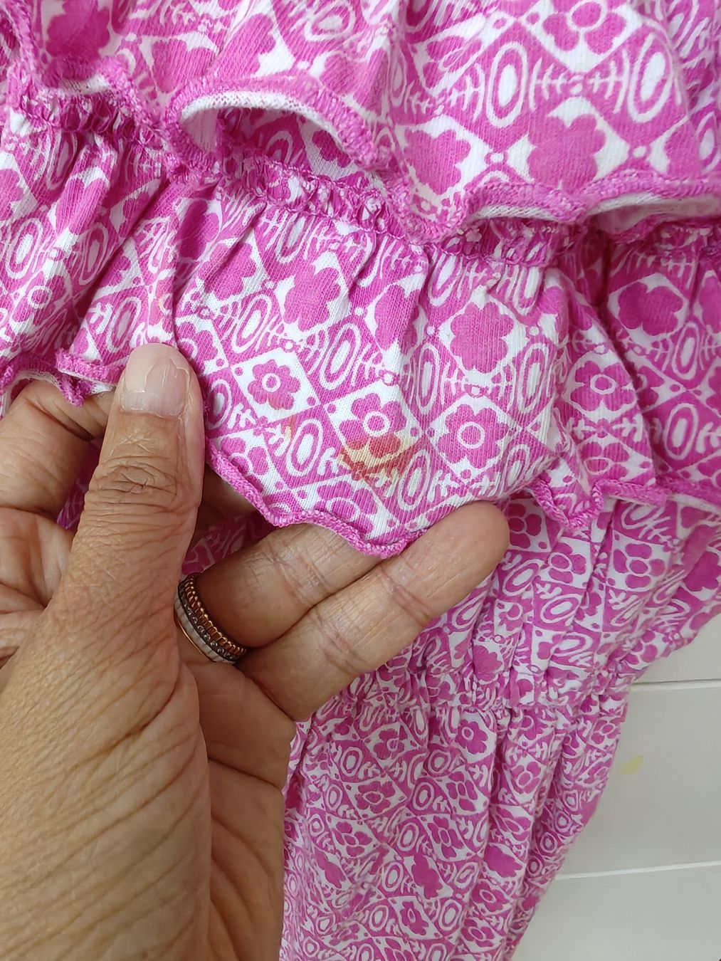 Kleider & Röcke: Sommerliches Kleid mit Rüschen, Grösse 110 – Gebraucht aus uster von colorpw 3
