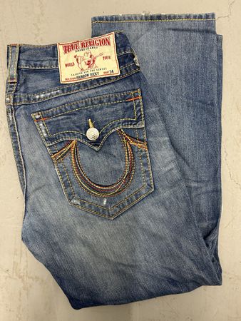 True Religion Jeans Rainbow Ricky, selten getragen, W34!