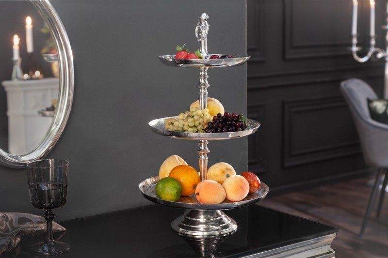 Piatti di portata: ETAGERE Orient Tablett Alu Silber NEU SOFORT – Nuovo e nell'imballaggio originale da Sulgen venduto da eytsh