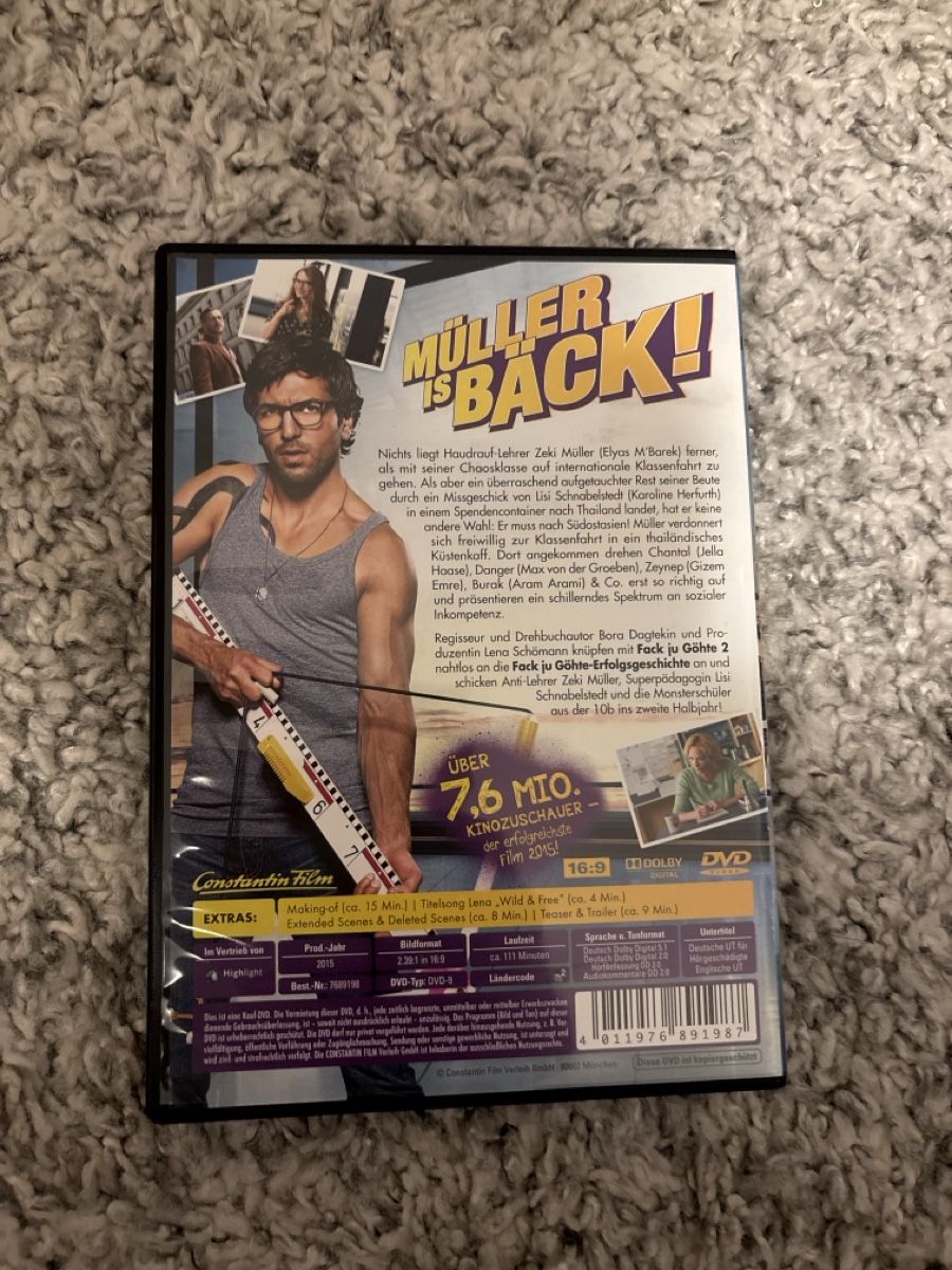 Alle DVDs: Fack ju Göhte 2 – Gebraucht aus Gunzwil von mel_gd8m 1