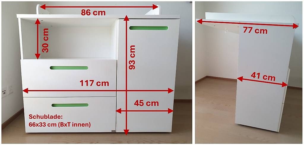 Fasciatoi & Accessori: Wickelkommode weiss von Roba – Usato da Dietlikon venduto da Skylab007 5