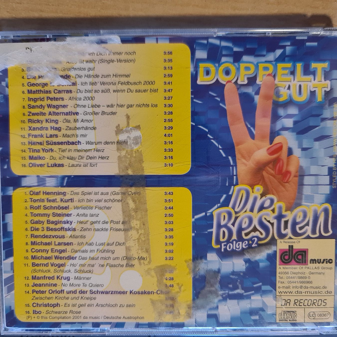 CD: CD Doppelt gut - die Besten Folge 2 – Usato da Dintikon venduto da Vexi 1