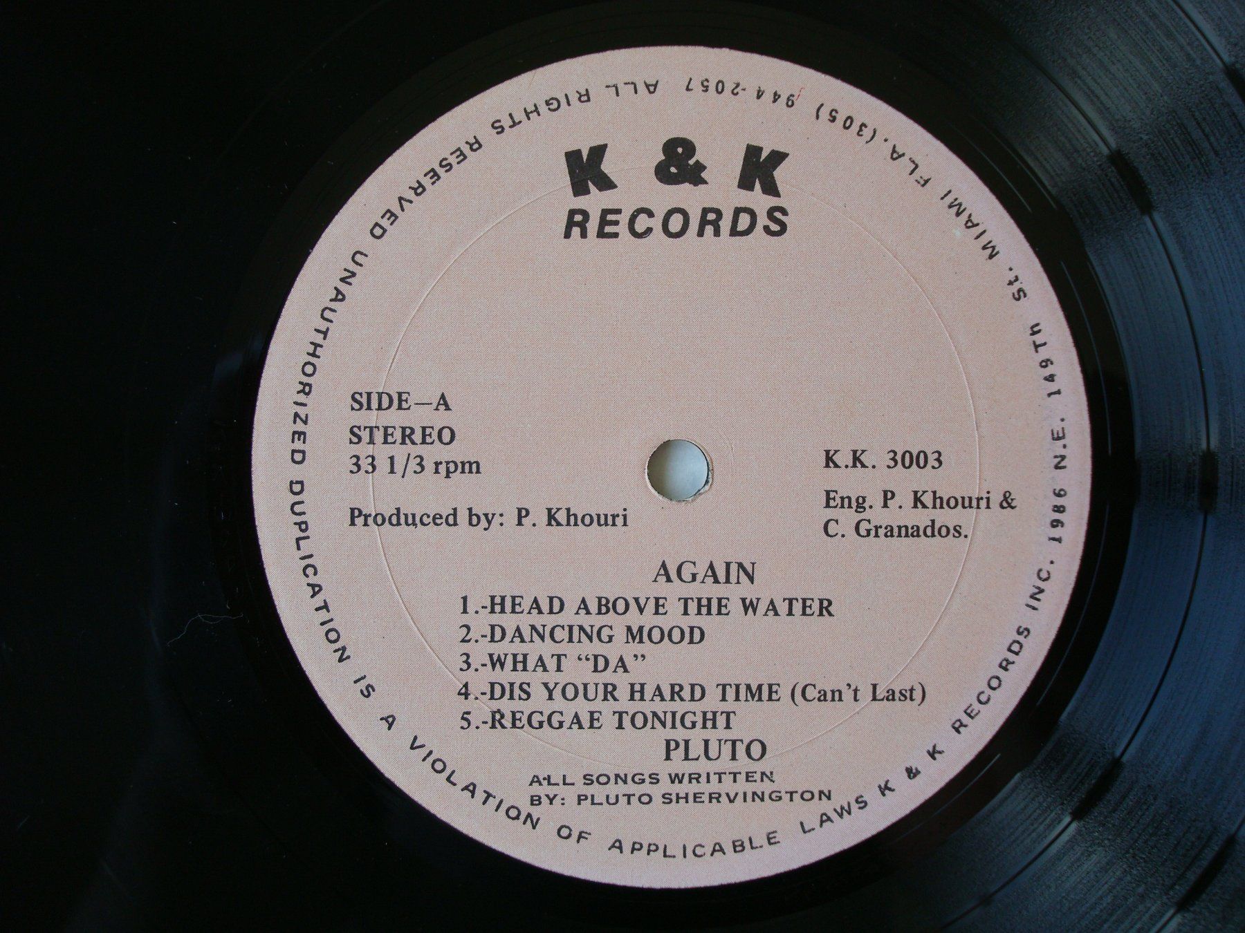 Vinyles: PLUTO SHERVINGTON  --  AGAIN – D'occasion à Beinwil am See par Funkthesizer 2
