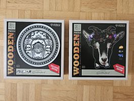 2 Holzpuzzles je 250 Teile Exclusive Edition