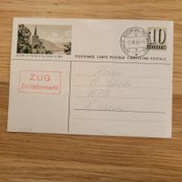 GS Karte Glion Le Temple Zug 1955 Luzern