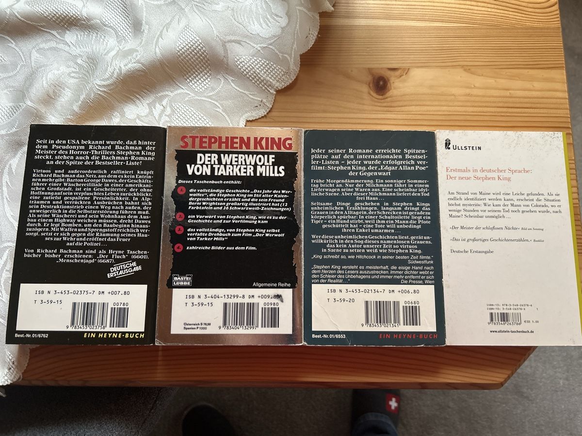 Bücher: Stephen King Bücher Paket – Gebraucht aus Brunnen von Liluzick 1