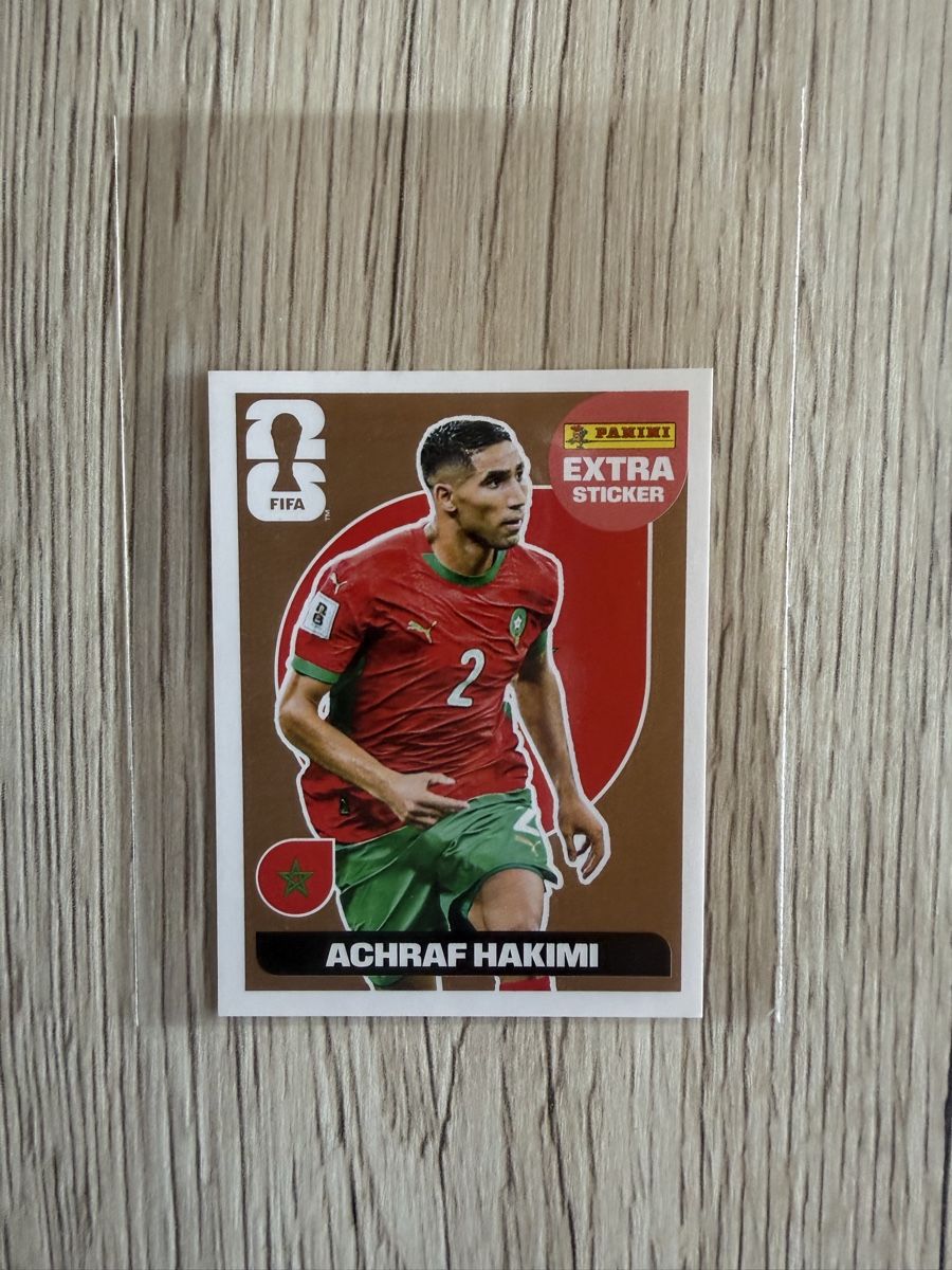 Panini Carte collezionabili: Sticker FIFA Achraf Hakimi Panini Extra bronze – Nuovo e nell'imballaggio originale da Marly venduto da may_j75b