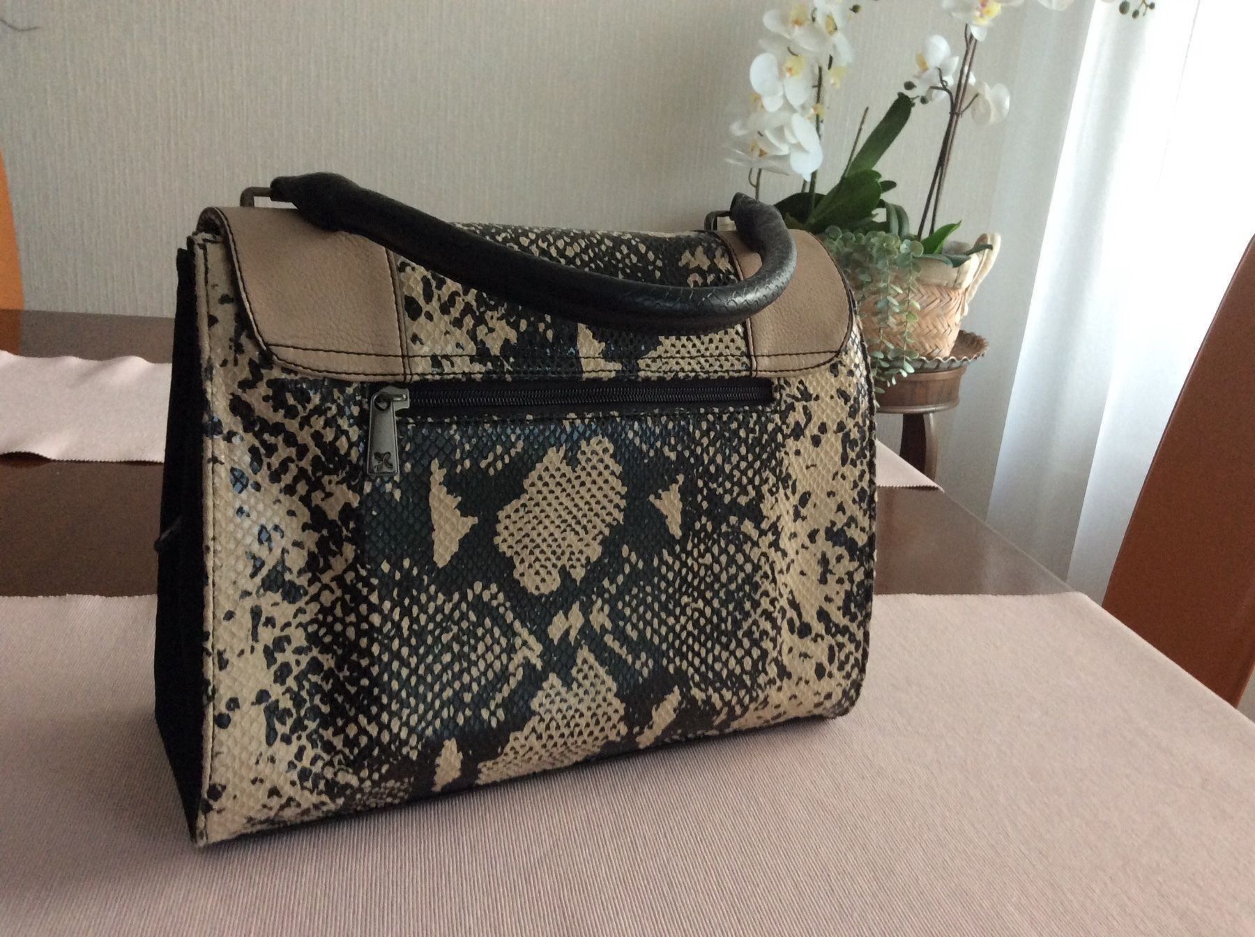 Borse da donna: Handtasche, schwarz/beige, Lederoptik – Nuovo (secondo la descrizione) da Lausanne venduto da Ulpet 2