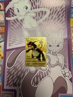 Pokémon Karte aus Metall