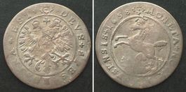 SCHAFFHAUSEN Batzen (4 Kreuzer) 1658 Billon SELTEN!