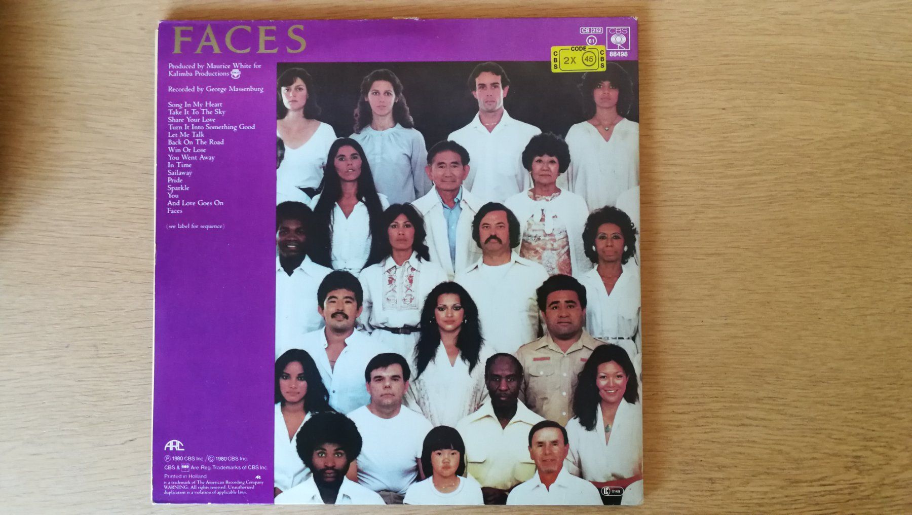 Schallplatten: Earth Wind & Fire - Faces - DLP – Gebraucht aus Beinwil am See von Funkthesizer 2