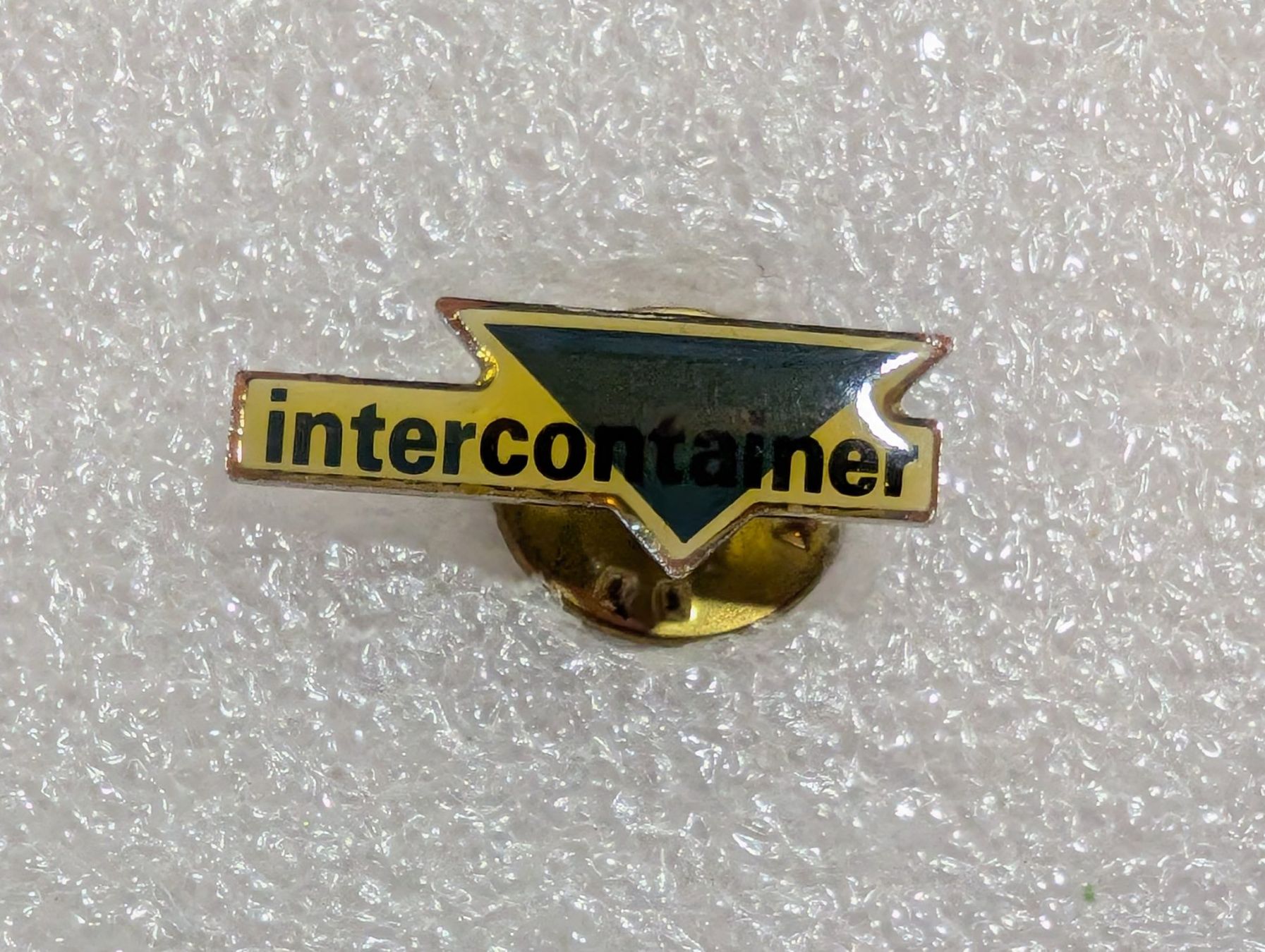 Placchette & Badge: Ansteckpin 303: Intercontainer – Usato da Oppligen venduto da Pin-Fall-Shop