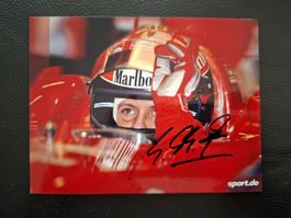 Michael Schumacher Autogramm signiertes Foto 