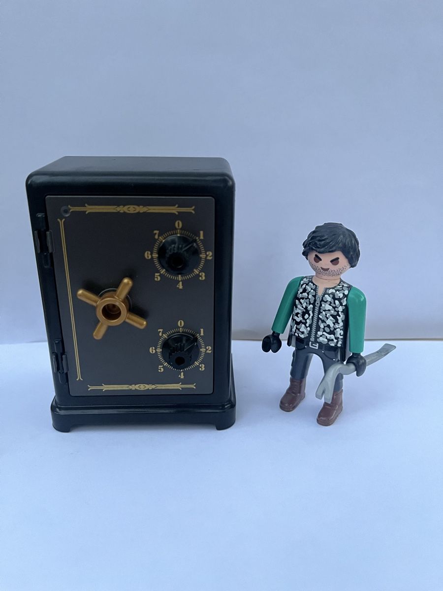 Playmobil Giocattoli: Playmobil Räuber mit Tresor und Beute – Usato da Solothurn venduto da Fraenz01