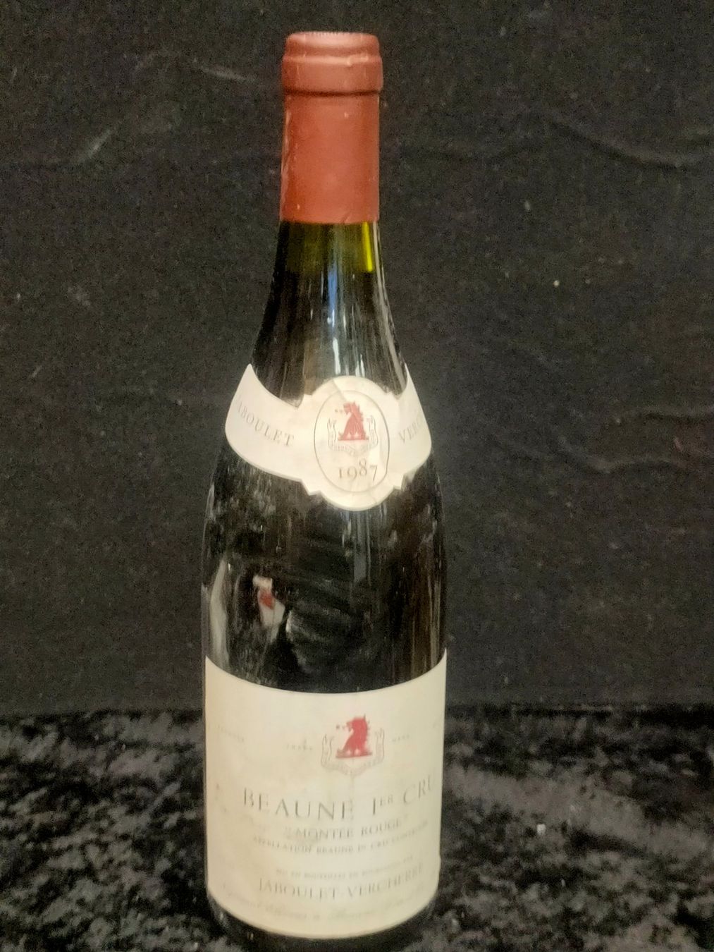 Wein: BEAUNE 1ER CRU MONTÉE ROUGE 1987 – Neu (gemäss Beschreibung) aus Genève von Leboucheoreilles