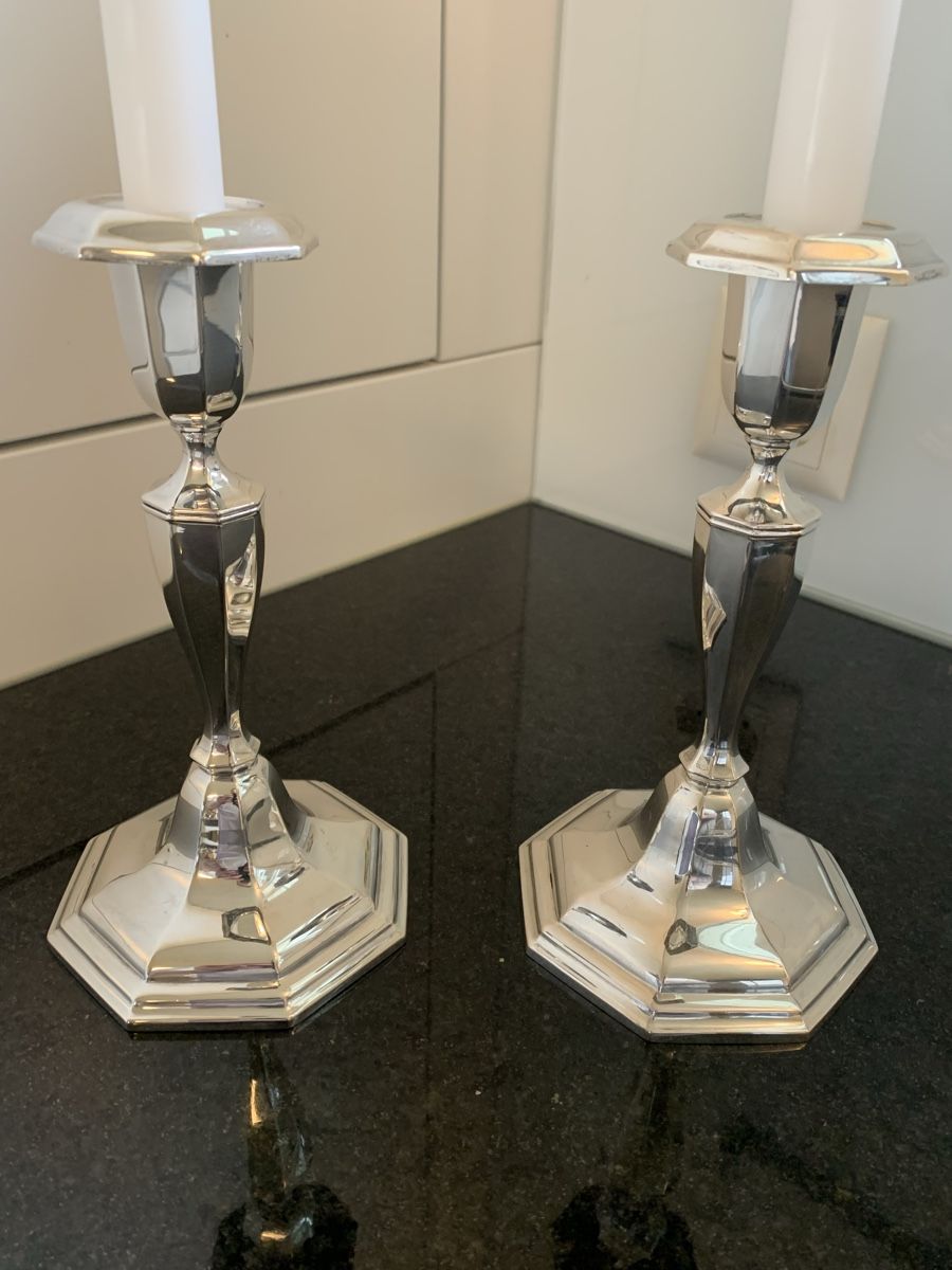 Portacandele: Kerzenständer 800 Silber – Usato da Zollikofen venduto da ausmisten_at_home 1