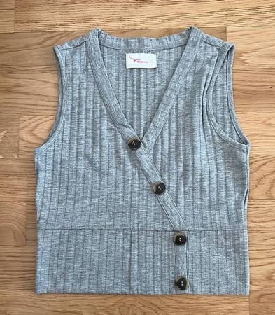 Crop top gris TWINTIP taille S - neuf!