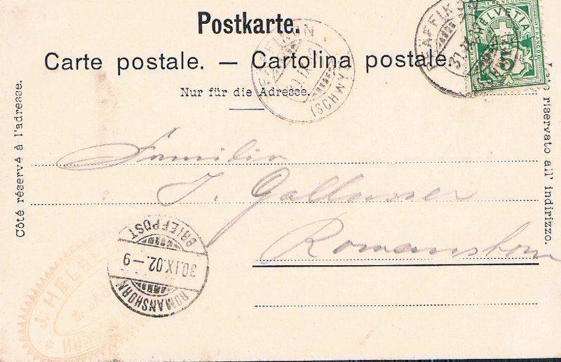 Cartoline postali: Fischerdorf Hurden bei Rapperswil SG – Usato da Bonstetten venduto da Pinguin75 1