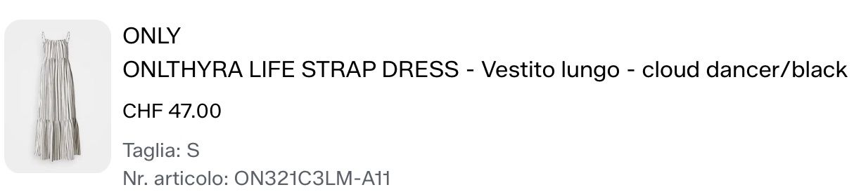 Only Vestiti: sommerliches Maxikleid – Nuovo (secondo la descrizione) da Zürich venduto da bbbggg 6
