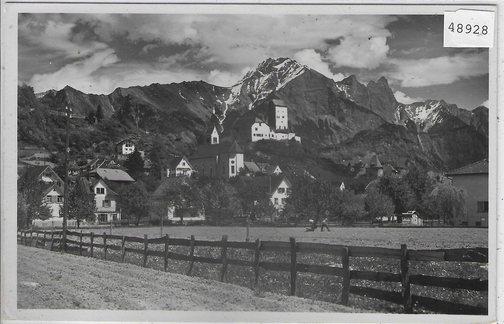 Cartoline postali: Sargans - Generalansicht – Usato da Ettingen venduto da Kartenplanet