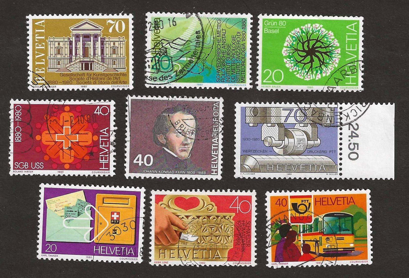 Tous les timbres: Rest  Jahr 1980 Gebraucht – D'occasion à Susten par lmf_98wh