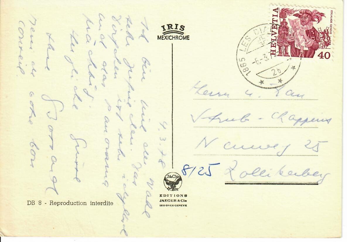 Cartoline postali: Les Diablerets – Usato da Hochdorf venduto da Ziegel-16 1