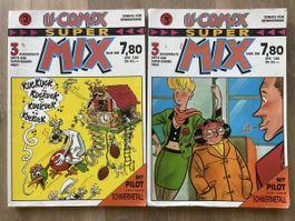 U-Comix Super Mix Heft 2 und 5 Comic Hefte