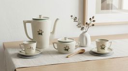 ⁠Royal Copenhagen Teeservice 884 Bellis Botanik Vintage⁠