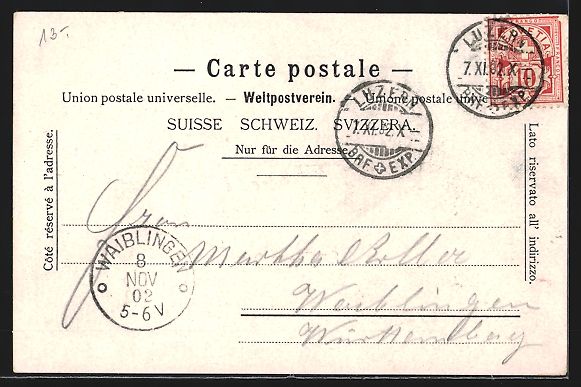Cartes postales: Litho Luzern, Ortsansicht vom Gütsch mi – D'occasion à Berlin par bartko-reher 1