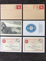 6 Stück Postkarten Helvetia PTT 1976 bis 1985 NEU Diverse